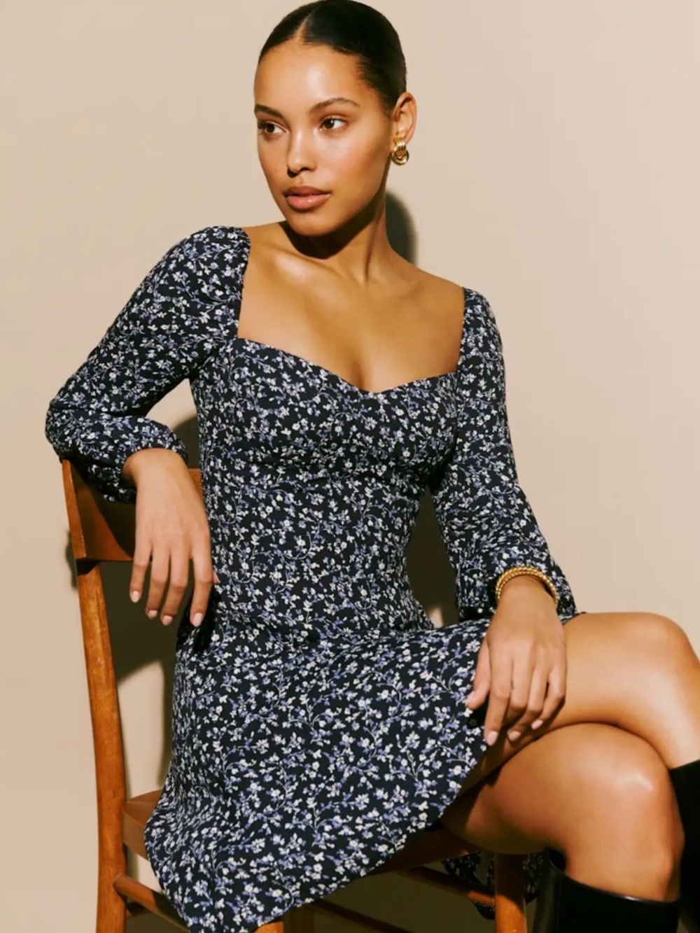 Reformation Mochi Dress Twilight - Size 4